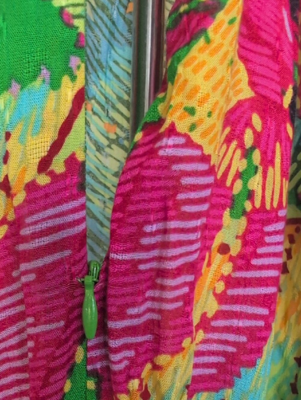 Cynthia Rowley Green Multicolor Tropical Print Romper - Picture 3 of 10